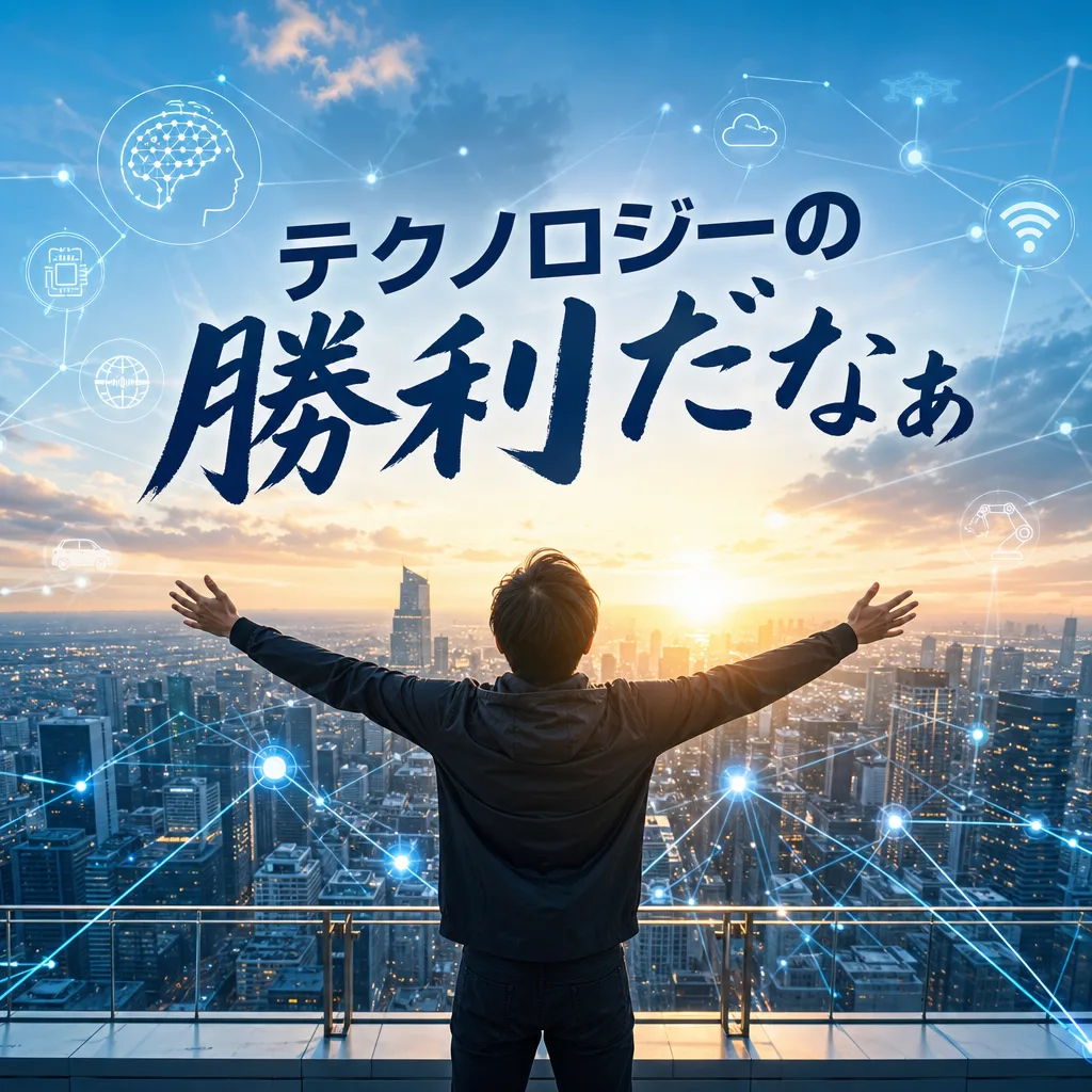 テクノロジーの勝利だなぁ