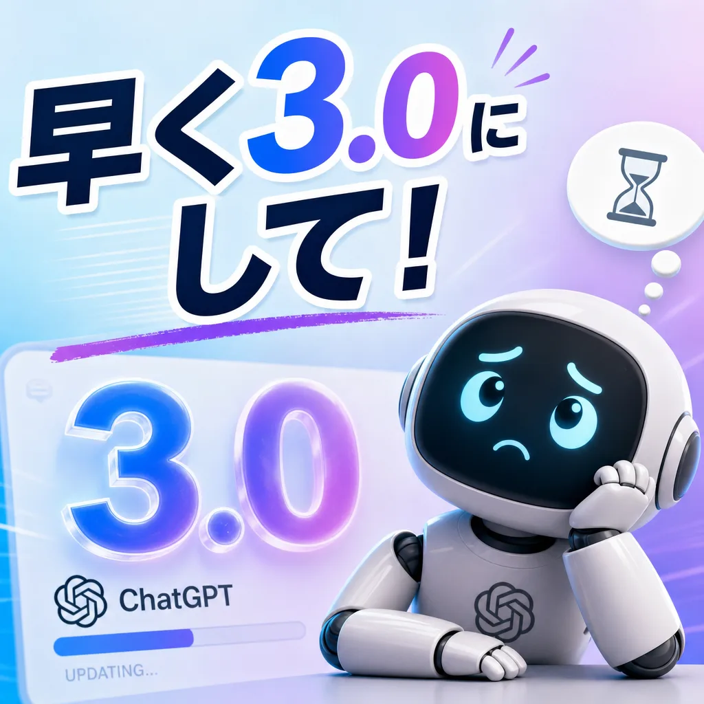 早く3.0にして!