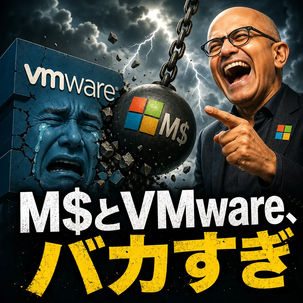 M$とVMware、バカすぎ