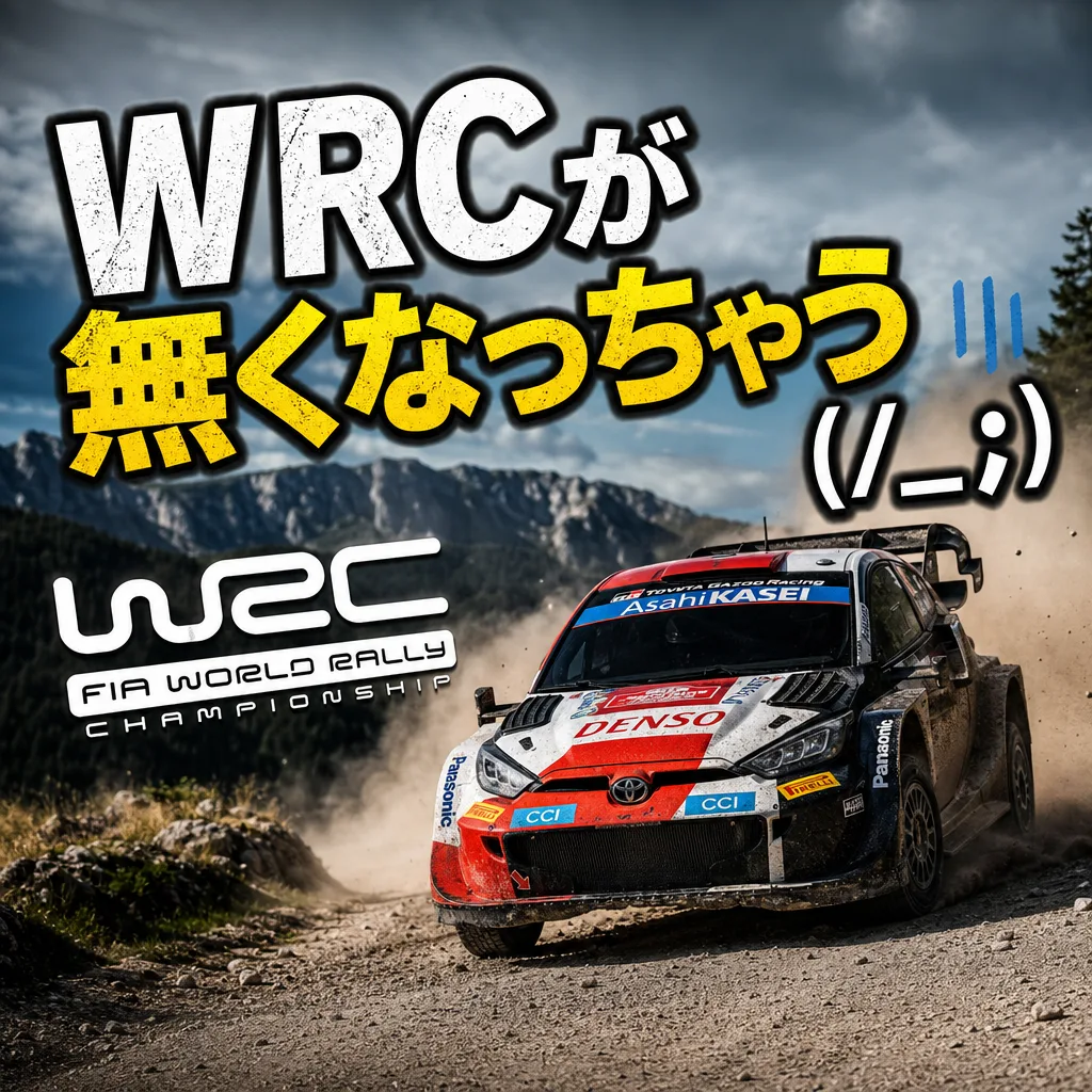 WRCが無くなっちゃう(/_;)