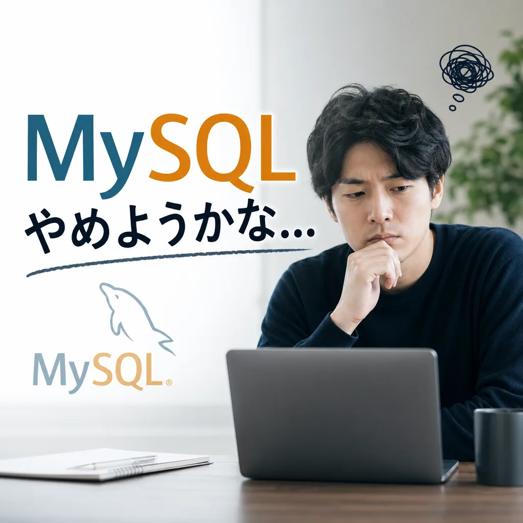 MySQLやめようかな...