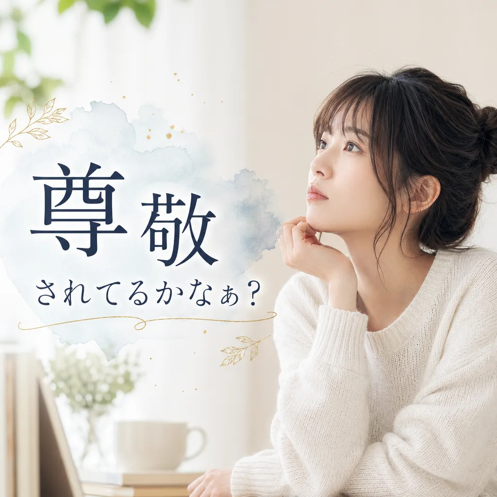 尊敬されてるかなぁ?