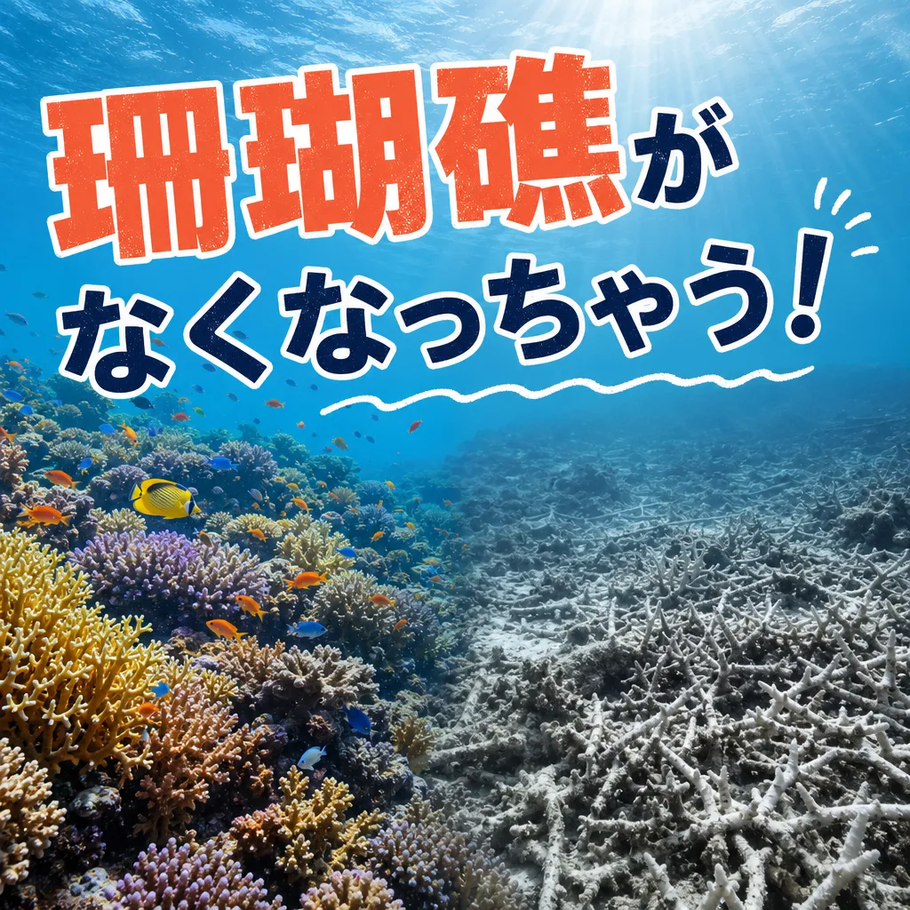 珊瑚礁がなくなっちゃう！