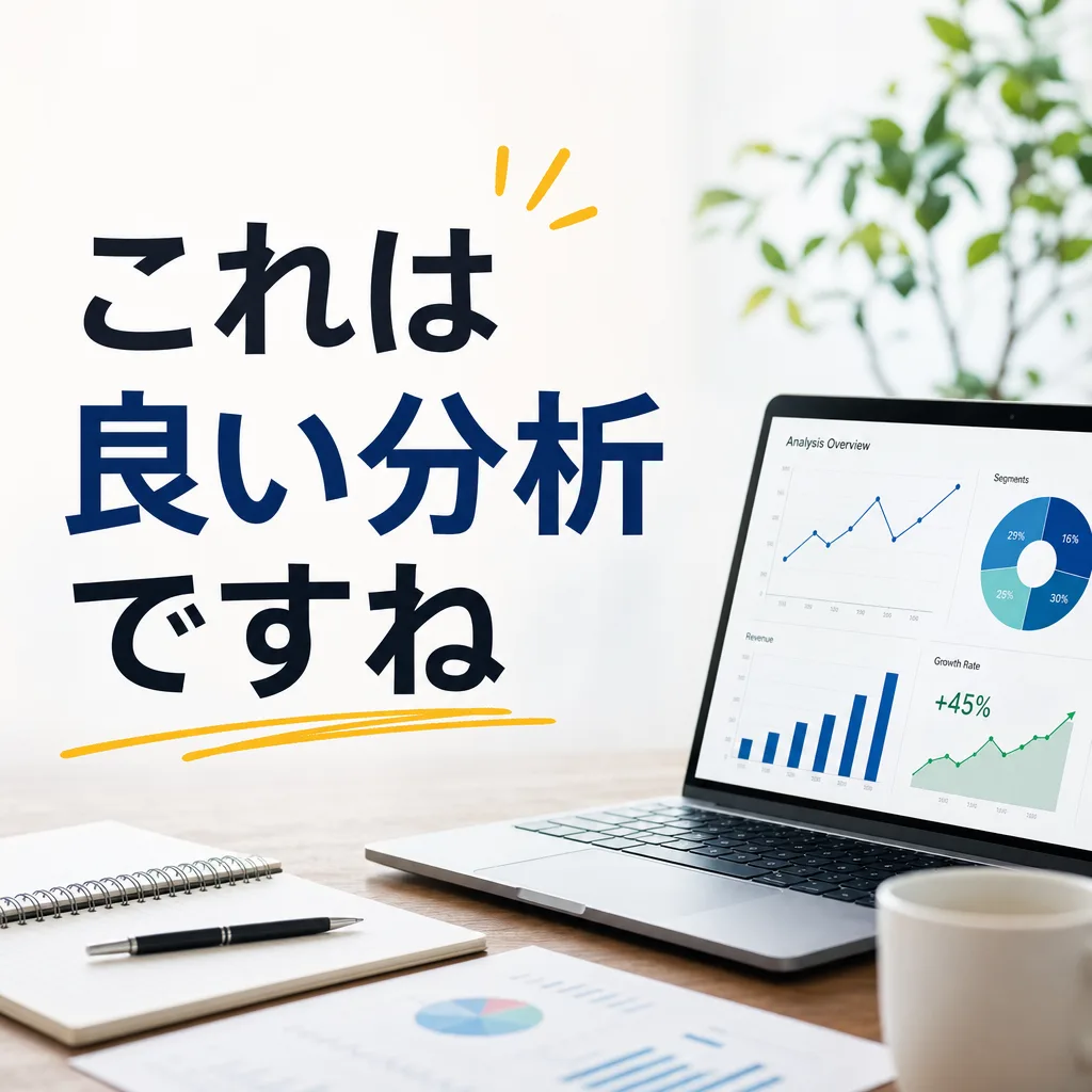 これは良い分析ですね