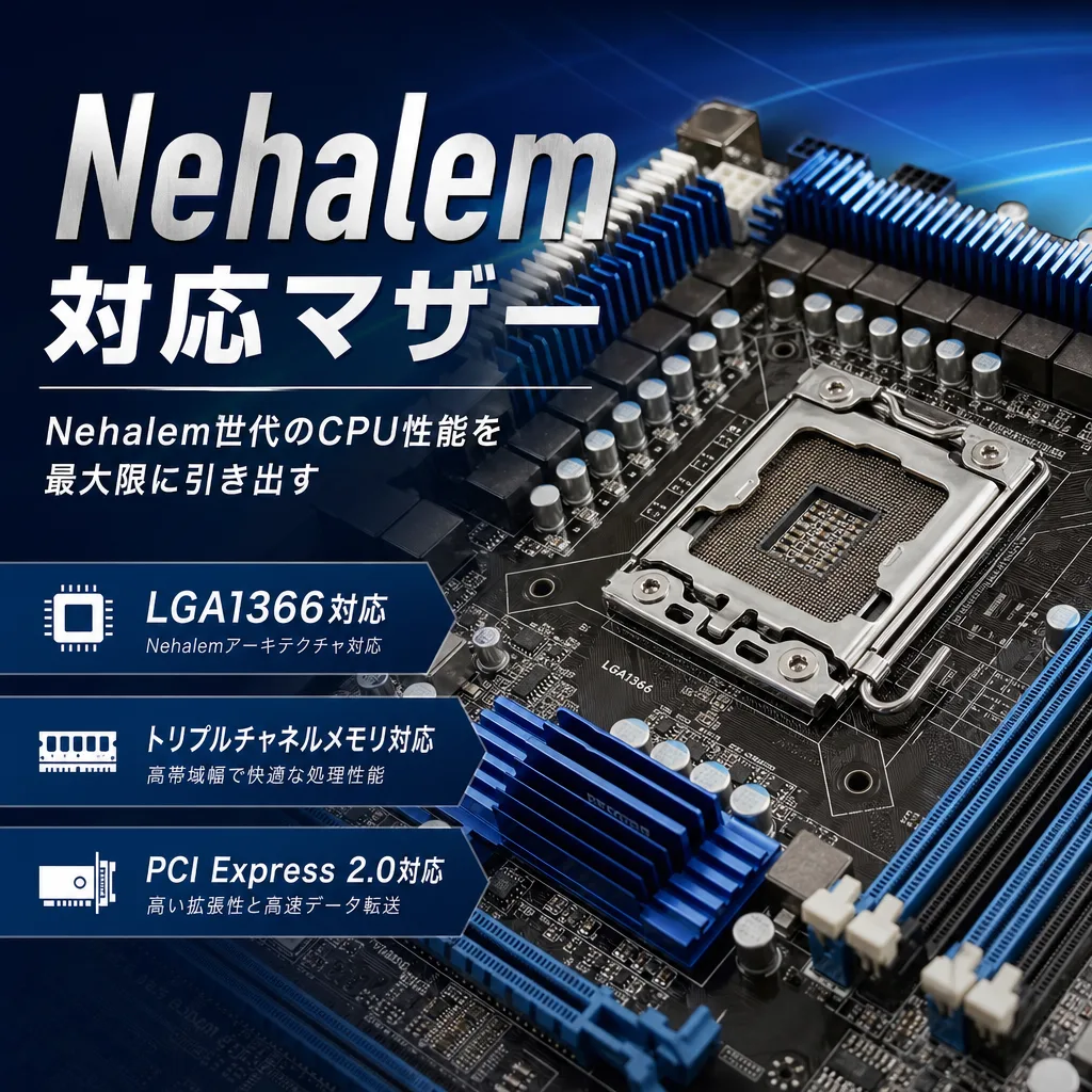 Nehalem対応マザー
