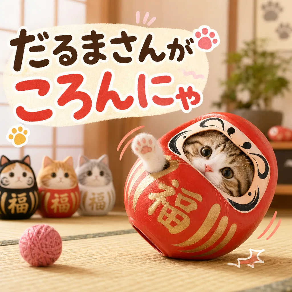 だるまさんがころんにゃ
