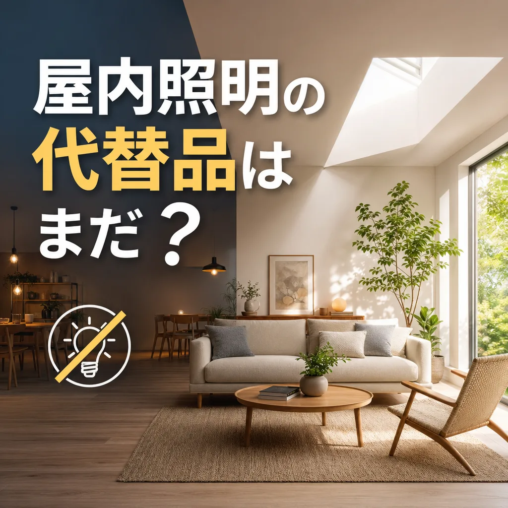 屋内照明の代替品はまだ？