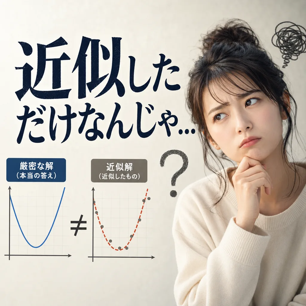近似しただけなんじゃ...
