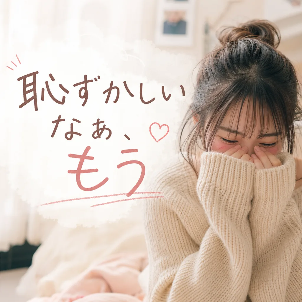 恥ずかしいなぁ、もう