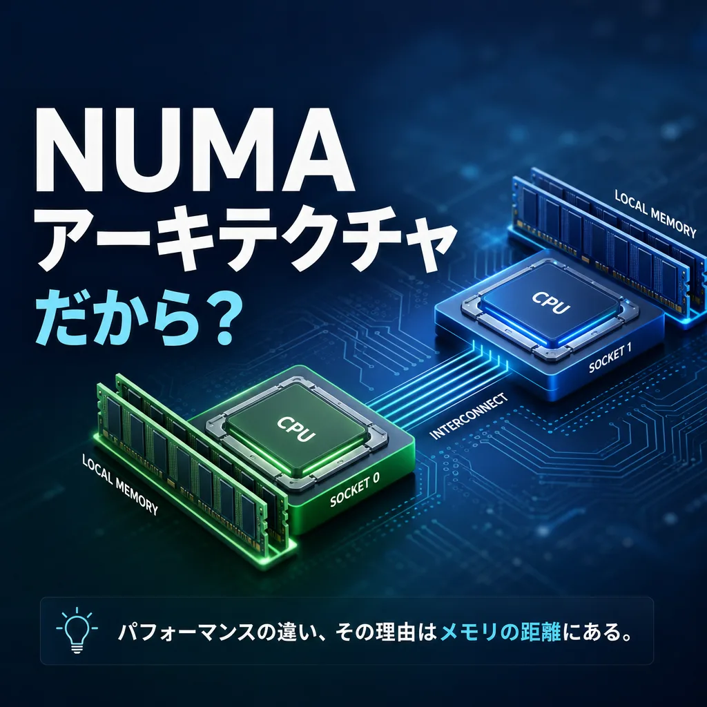 NUMAアーキテクチャだから？