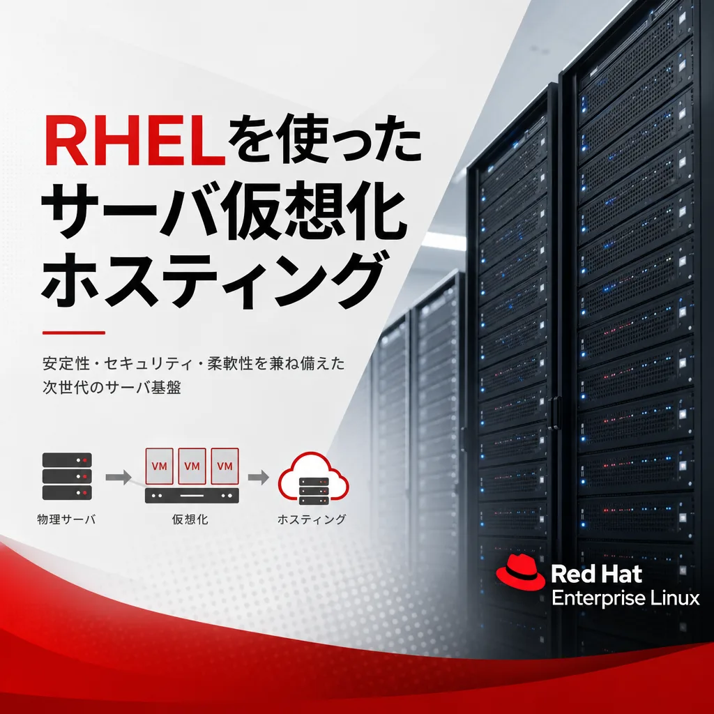 RHELを使ったサーバ仮想化ホスティング