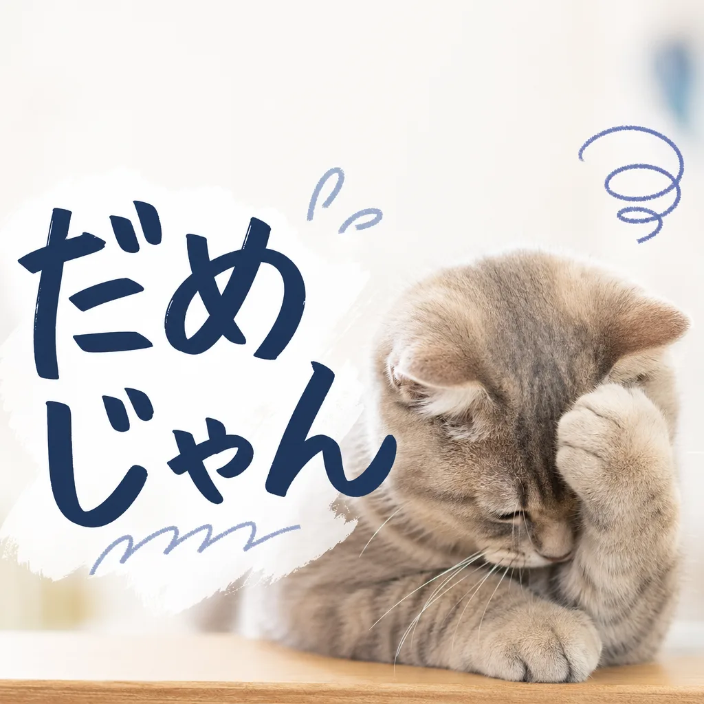 だめじゃん