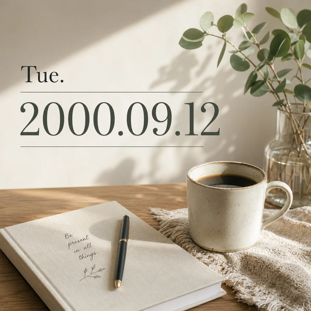Tue. 2000.09.12