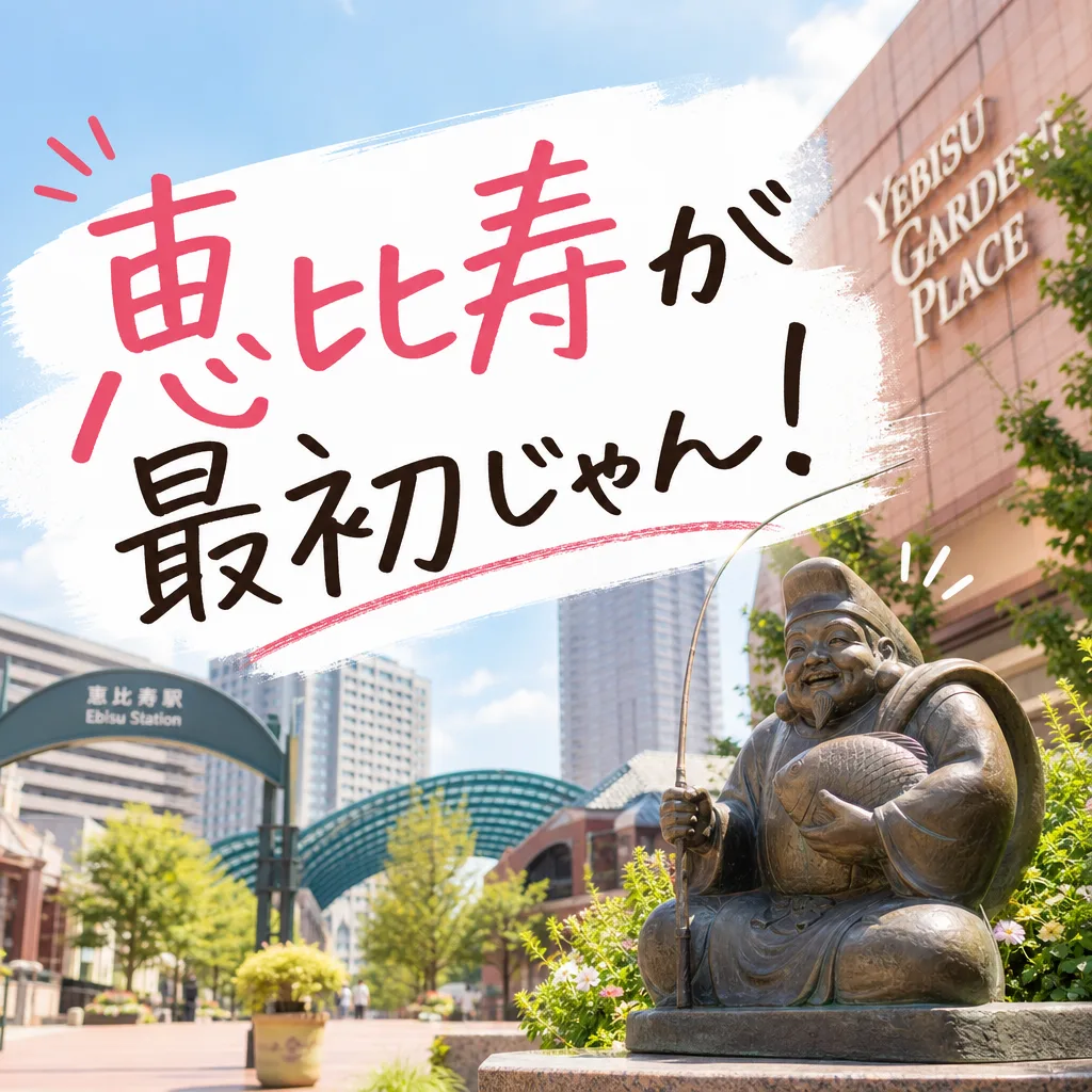 恵比寿が最初じゃん！