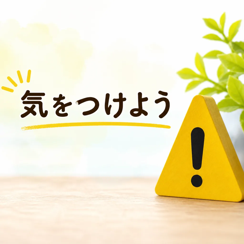 気をつけよう