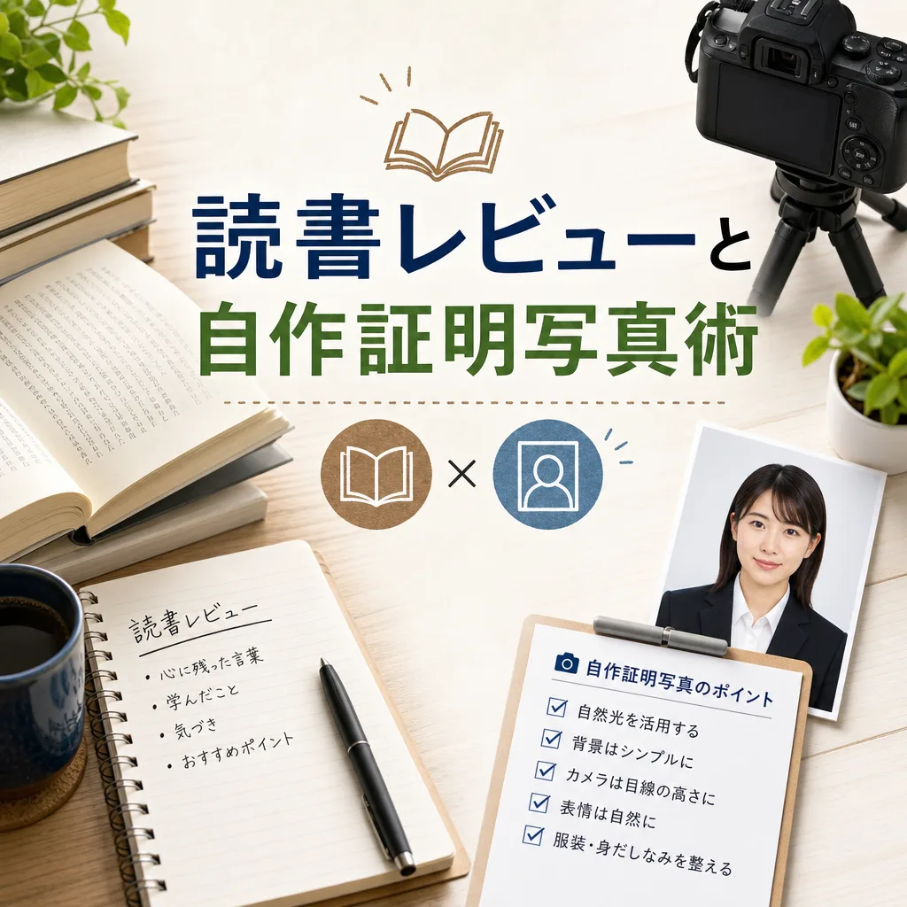 読書レビューと自作証明写真術