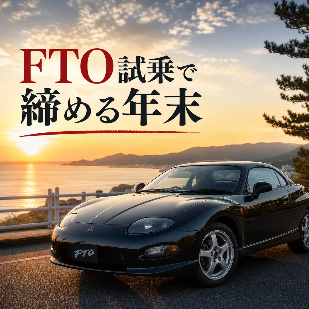 FTO試乗で締める年末
