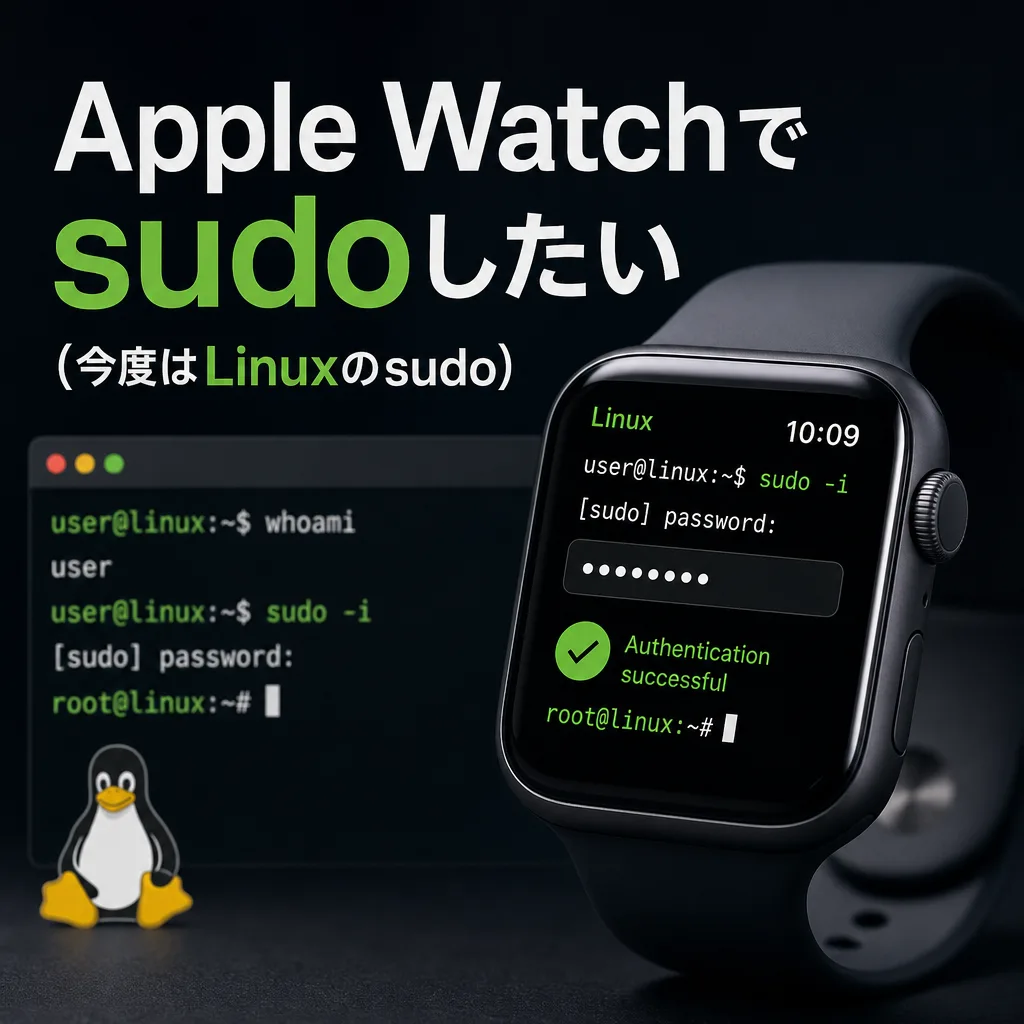Apple Watchでsudoしたい(今度はLinuxのsudo)