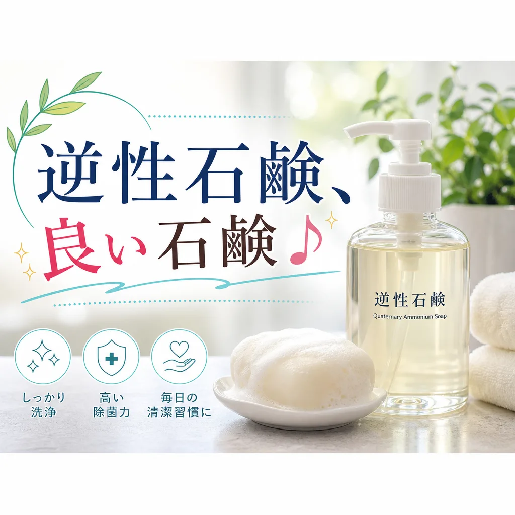 逆性石鹸、良い石鹸♪