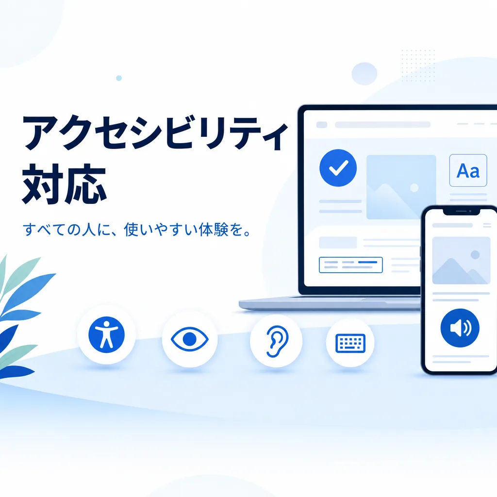 アクセシビリティ対応