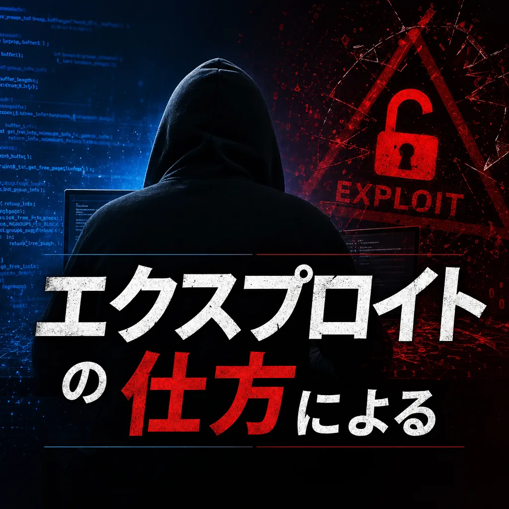 エクスプロイトの仕方による