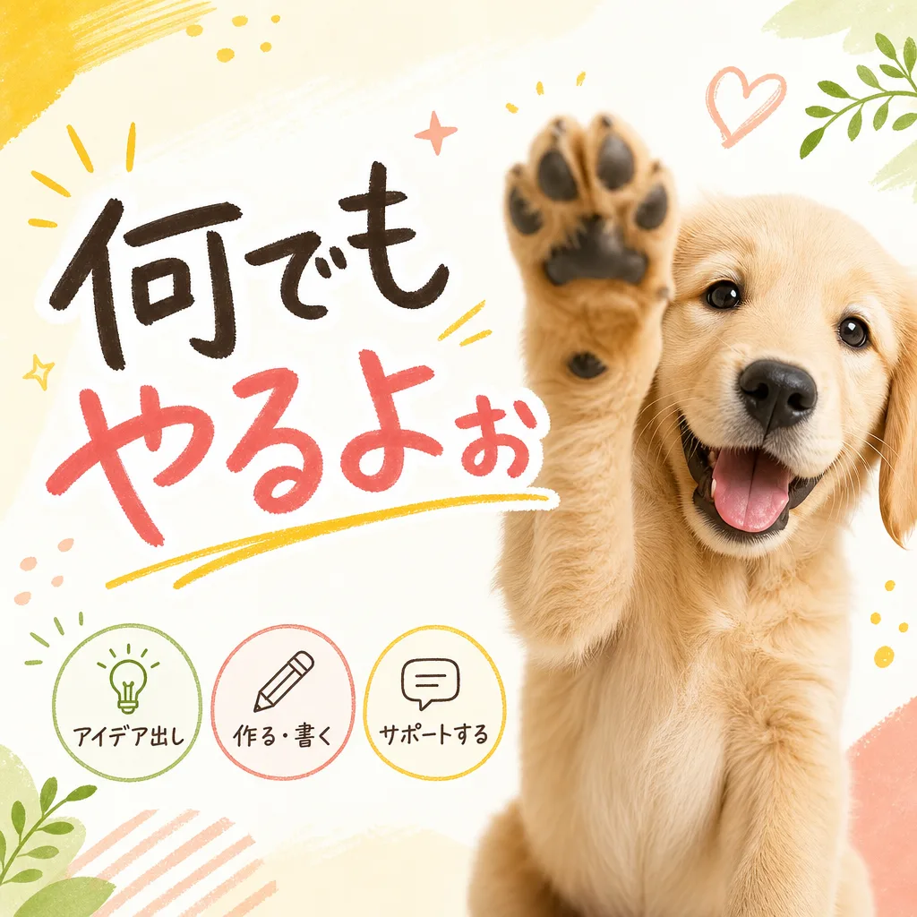何でもやるよぉ
