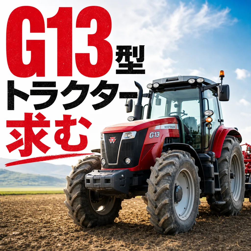 G13型トラクター求む