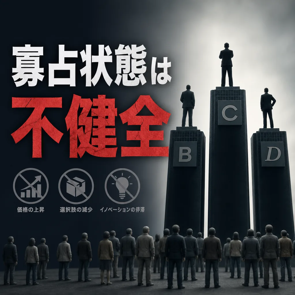 寡占状態は不健全