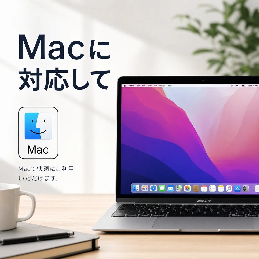 Macに対応して