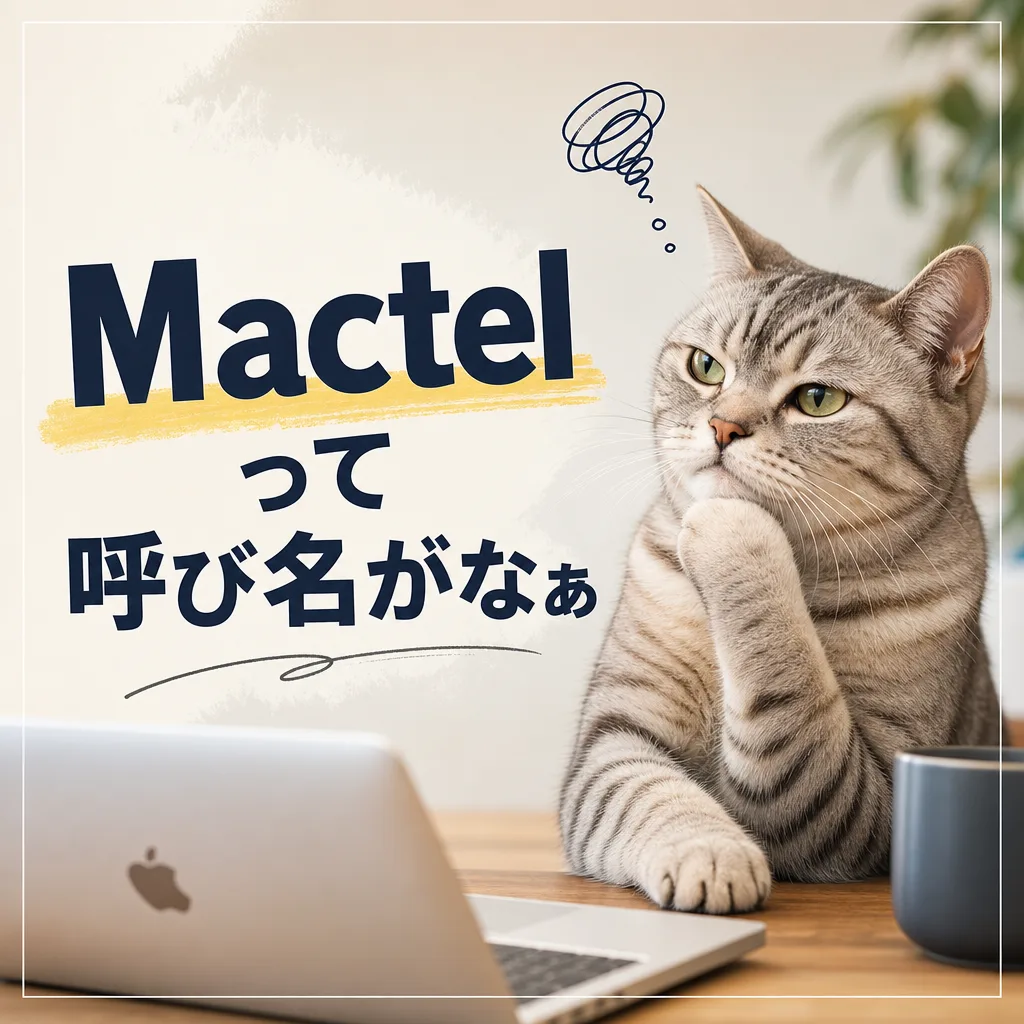 Mactelって呼び名がなぁ