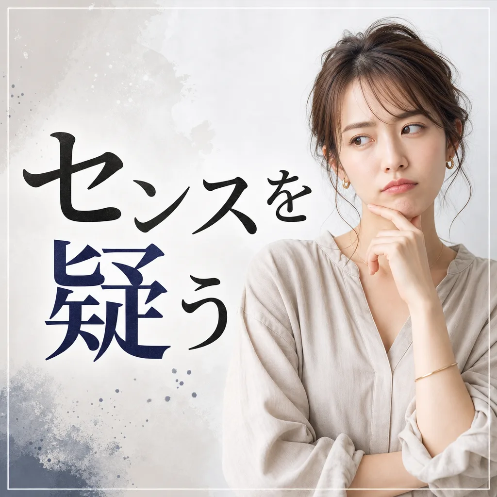 センスを疑う
