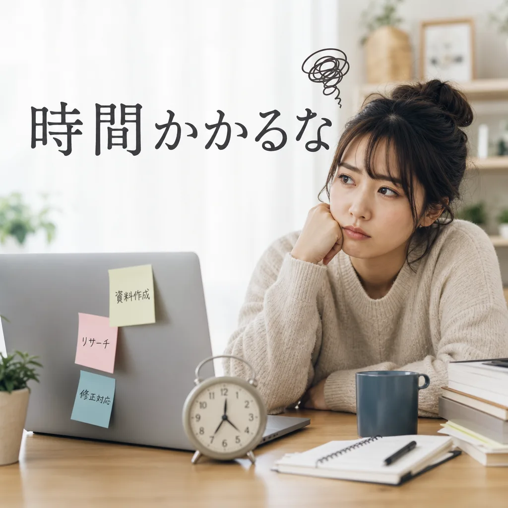 時間かかるな