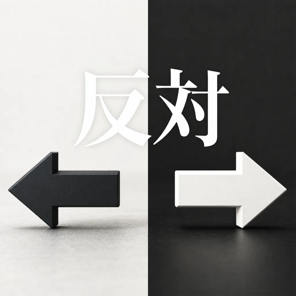 反対