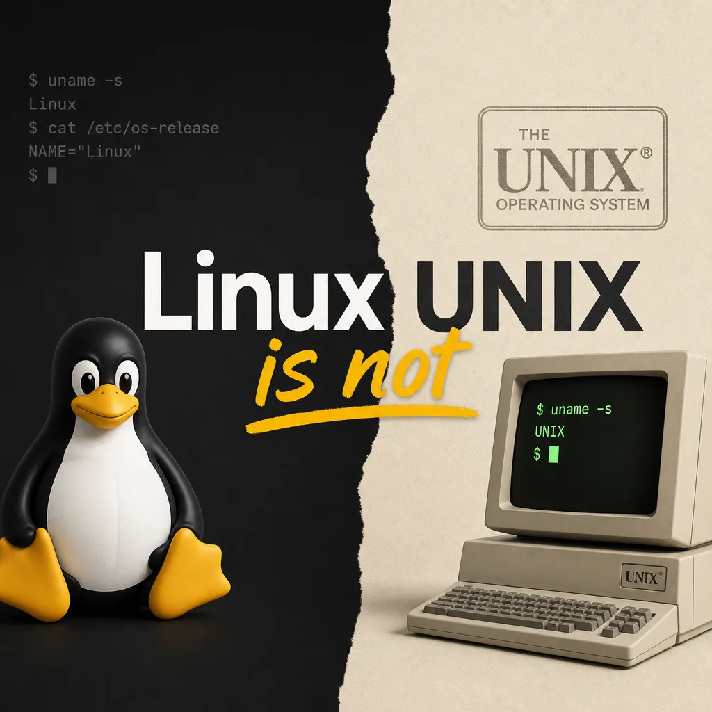Linux is not UNIX