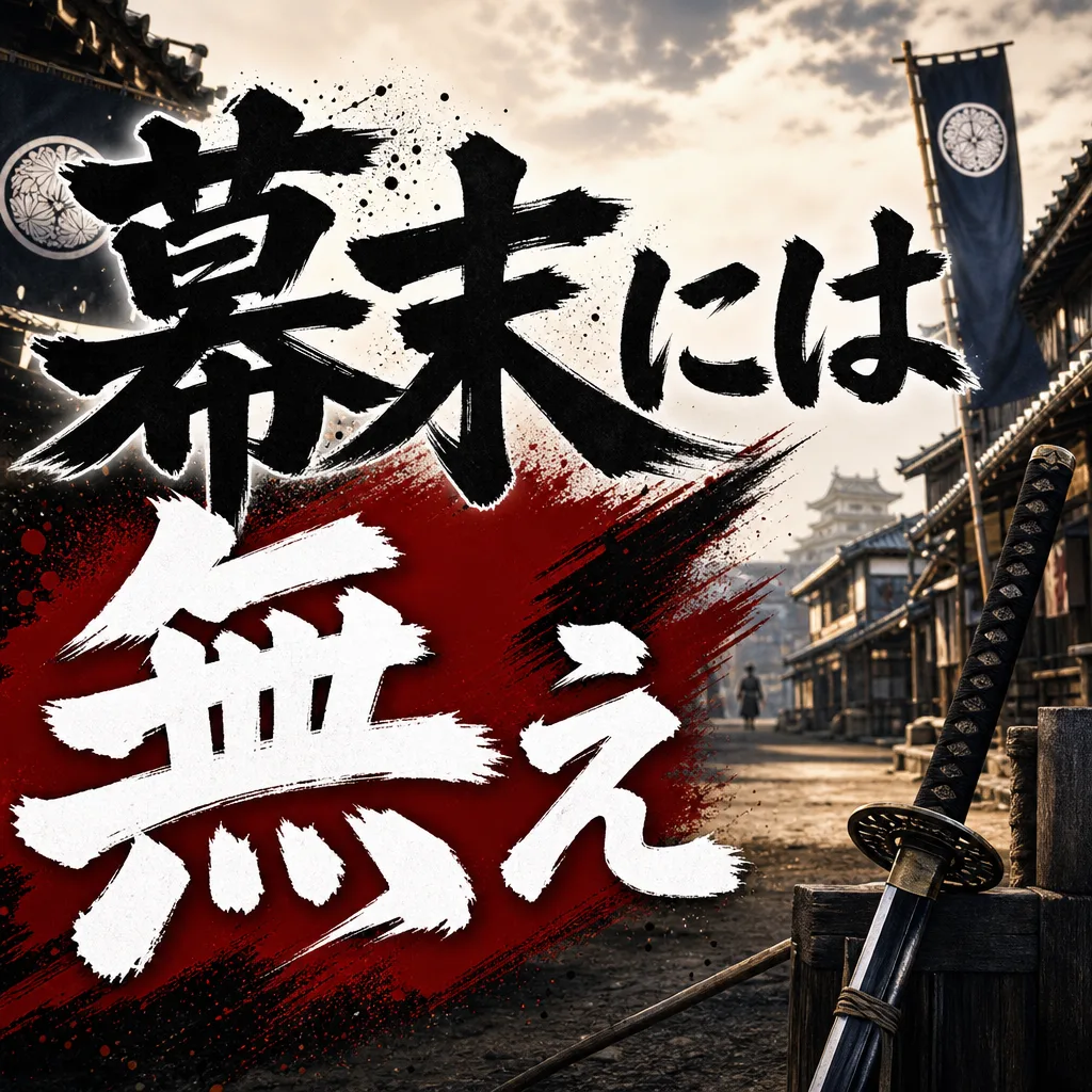幕末には無ぇ