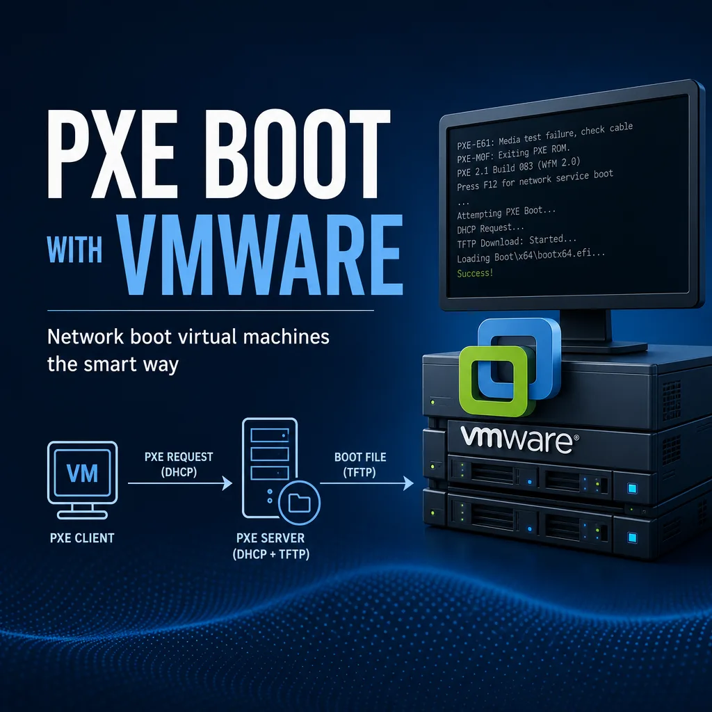 PXE boot with vmware