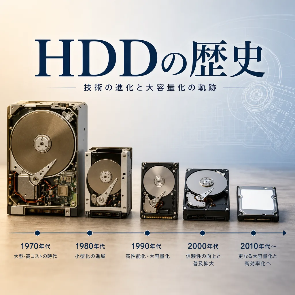 HDDの歴史