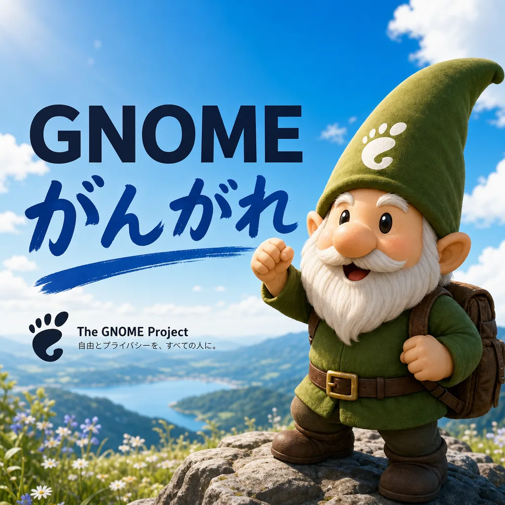 GNOMEがんがれ
