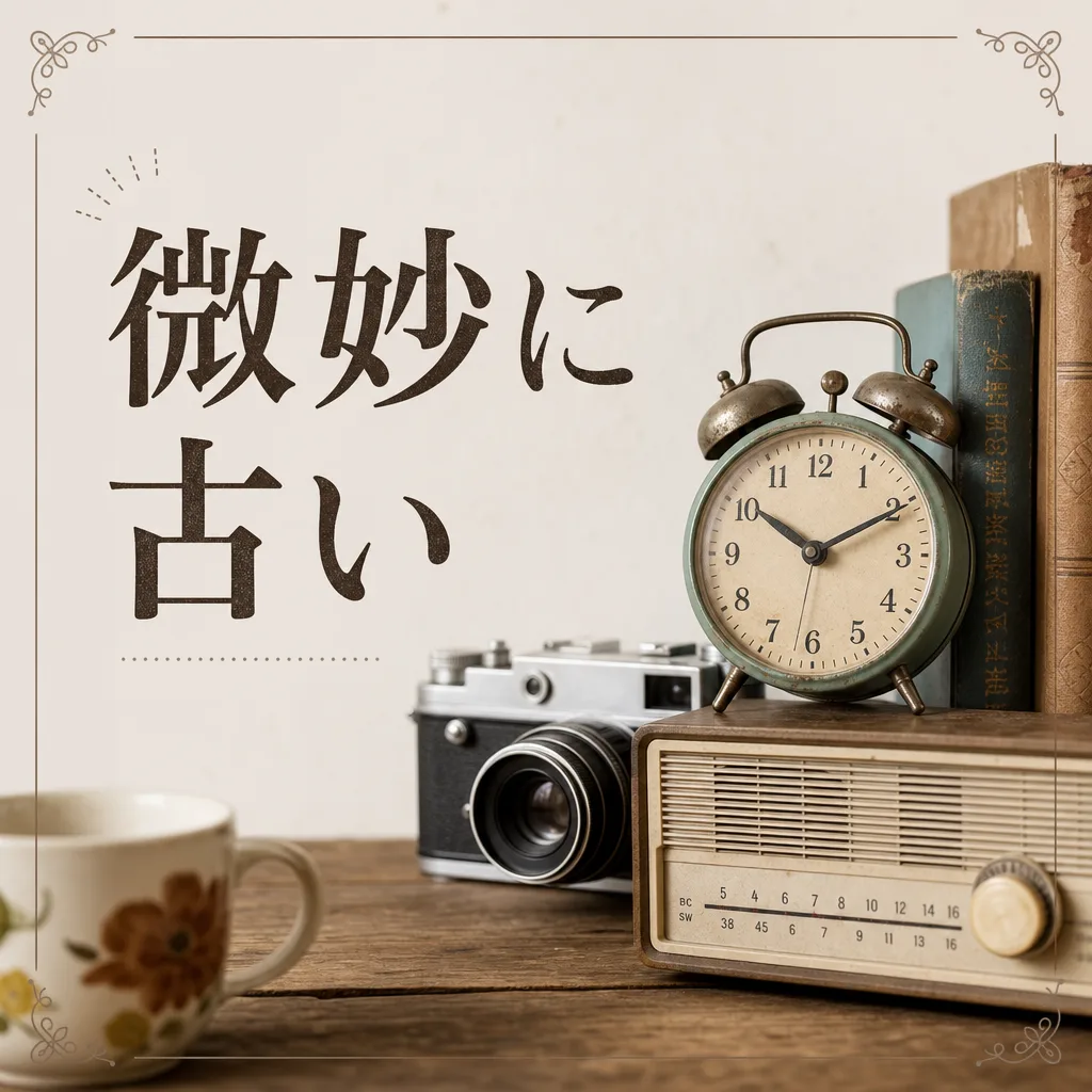 微妙に古い