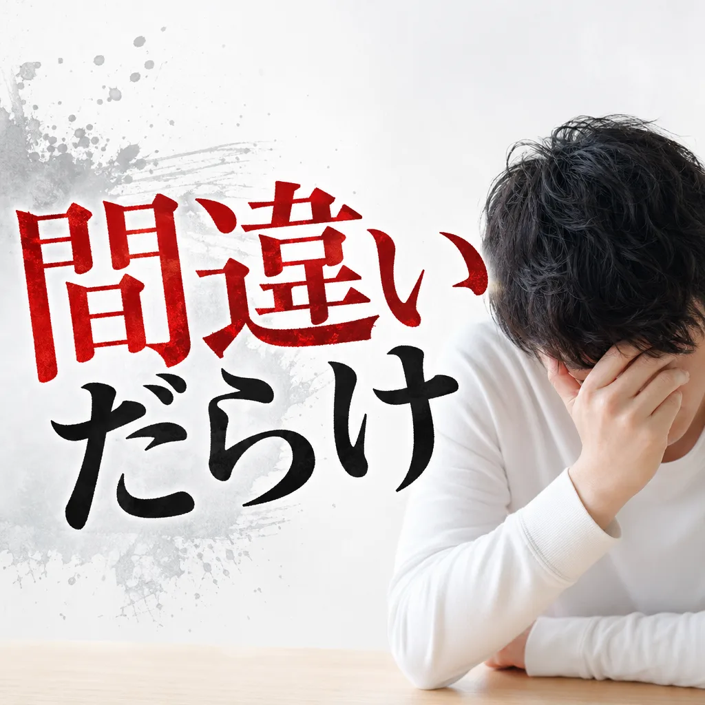 間違いだらけ