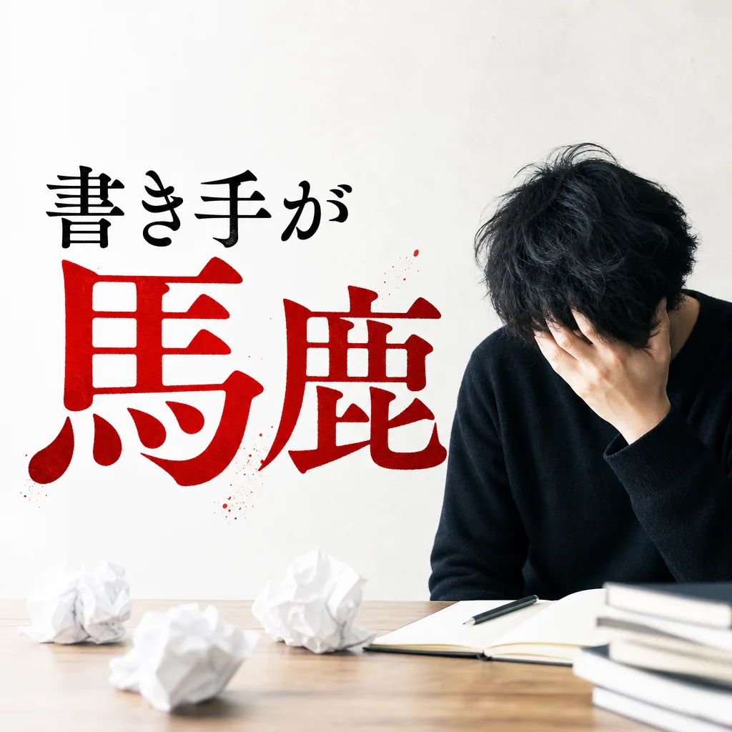 書き手が馬鹿