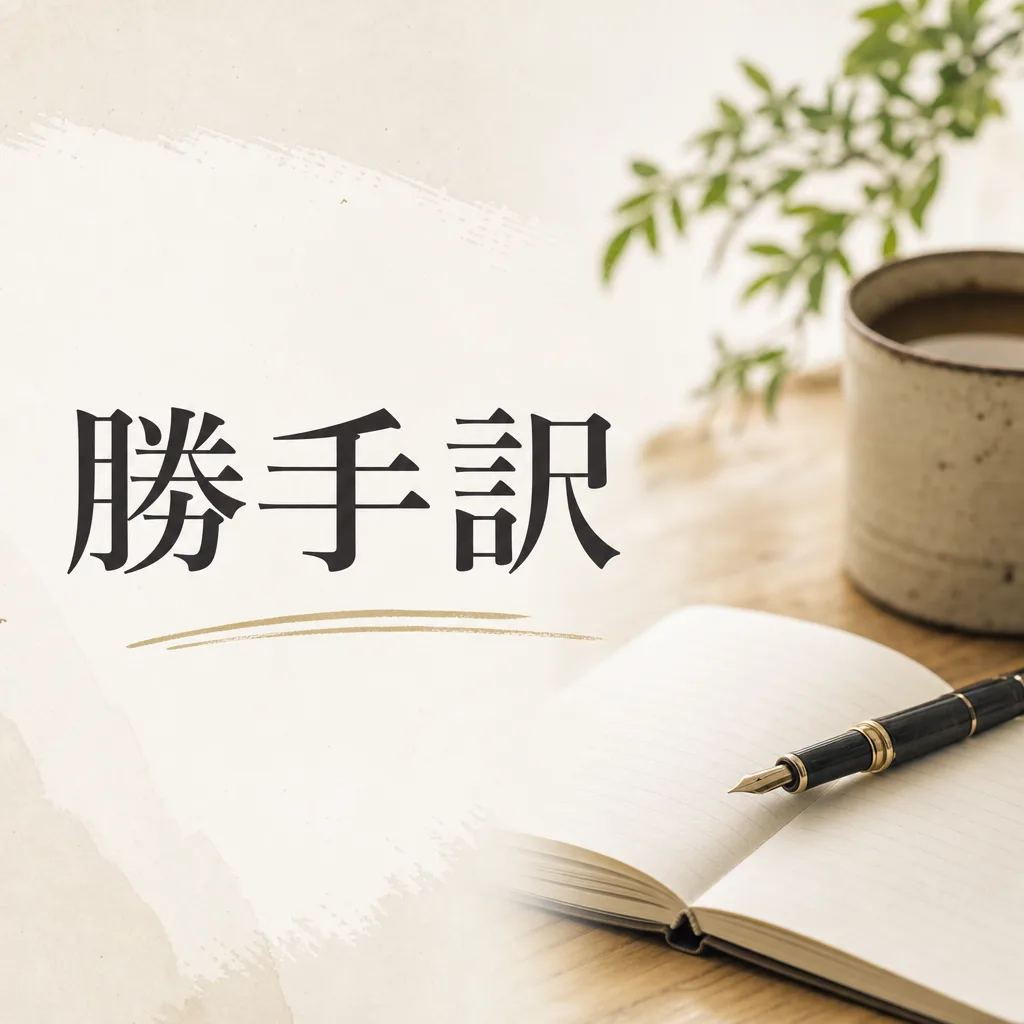 勝手訳