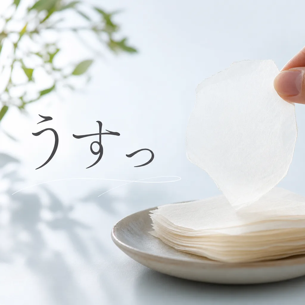 うすっ