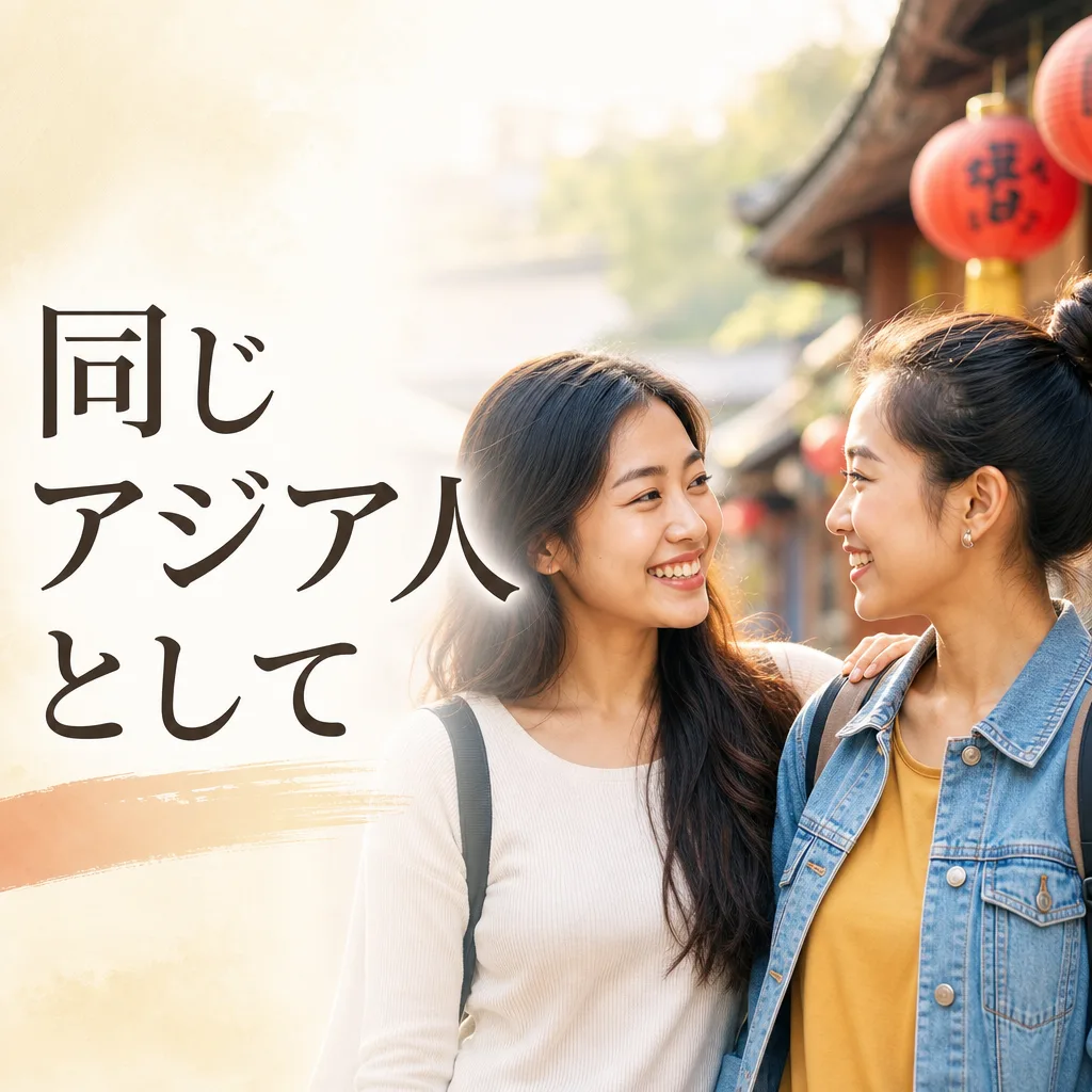 同じアジア人として