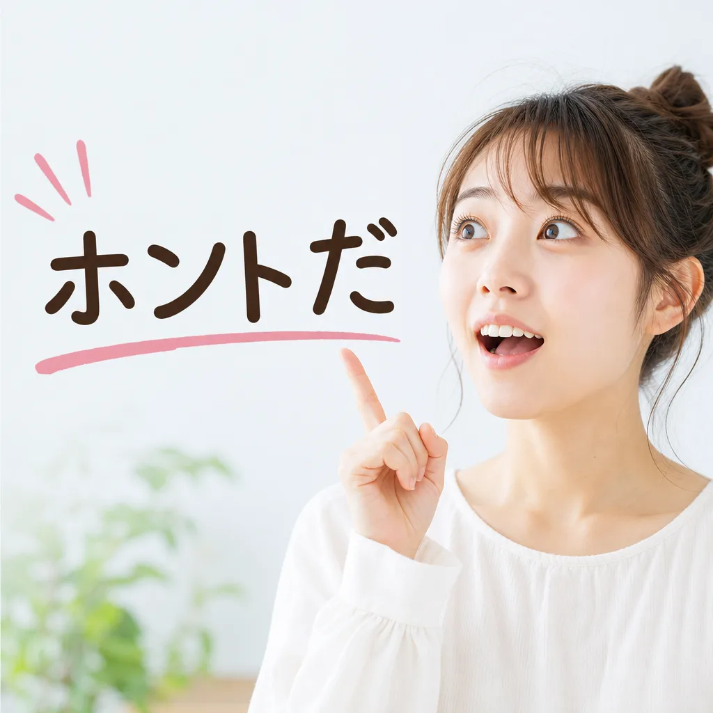 ホントだ