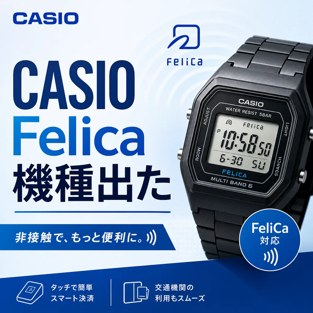 CASIO Felica機種出た