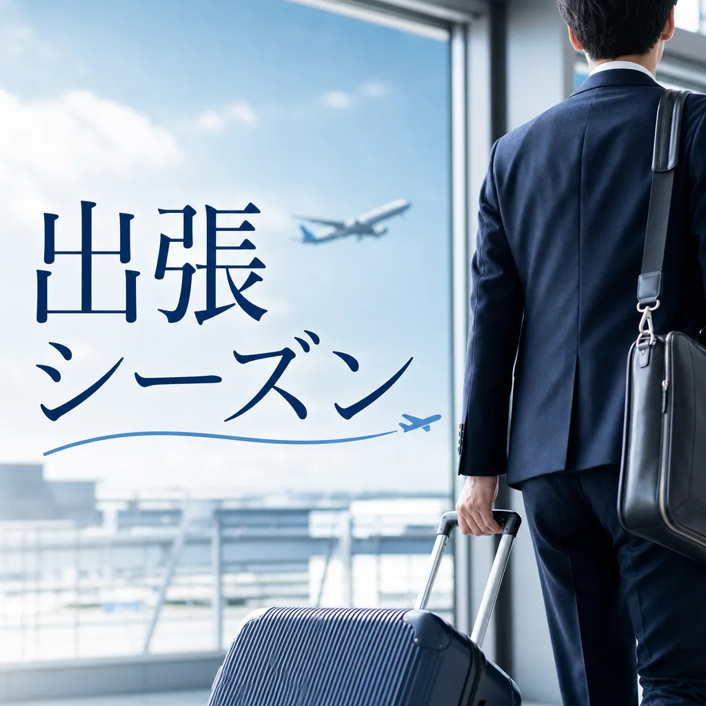 出張シーズン