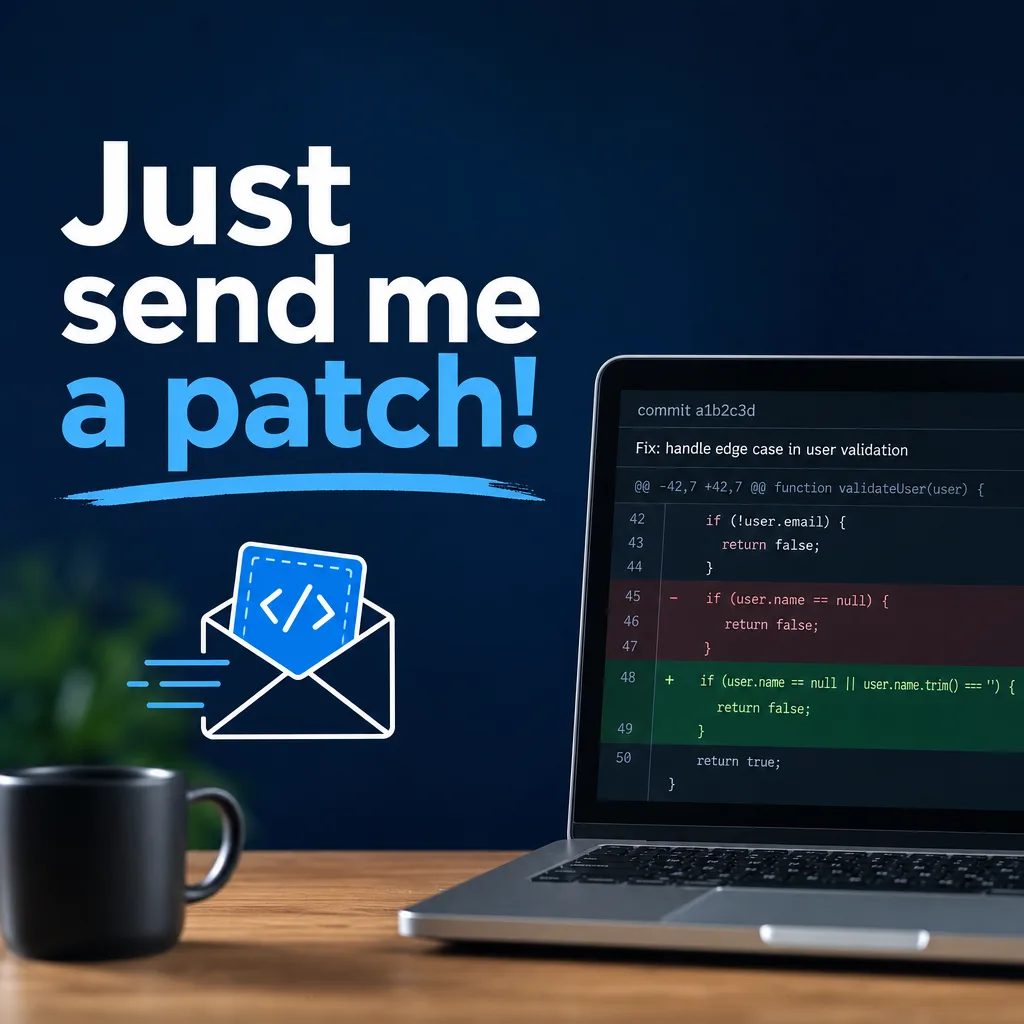 Just send me a patch!