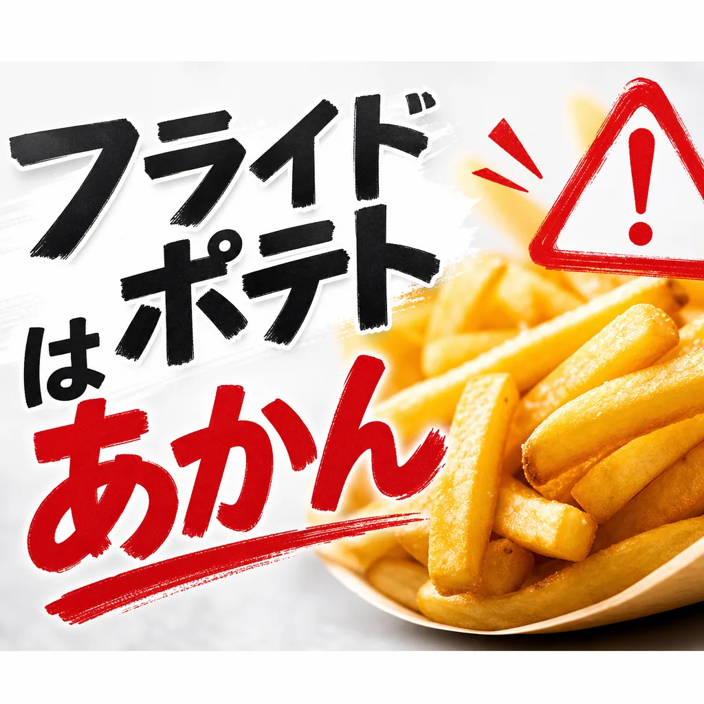 フライドポテトはあかん