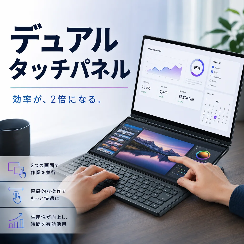 デュアルタッチパネル